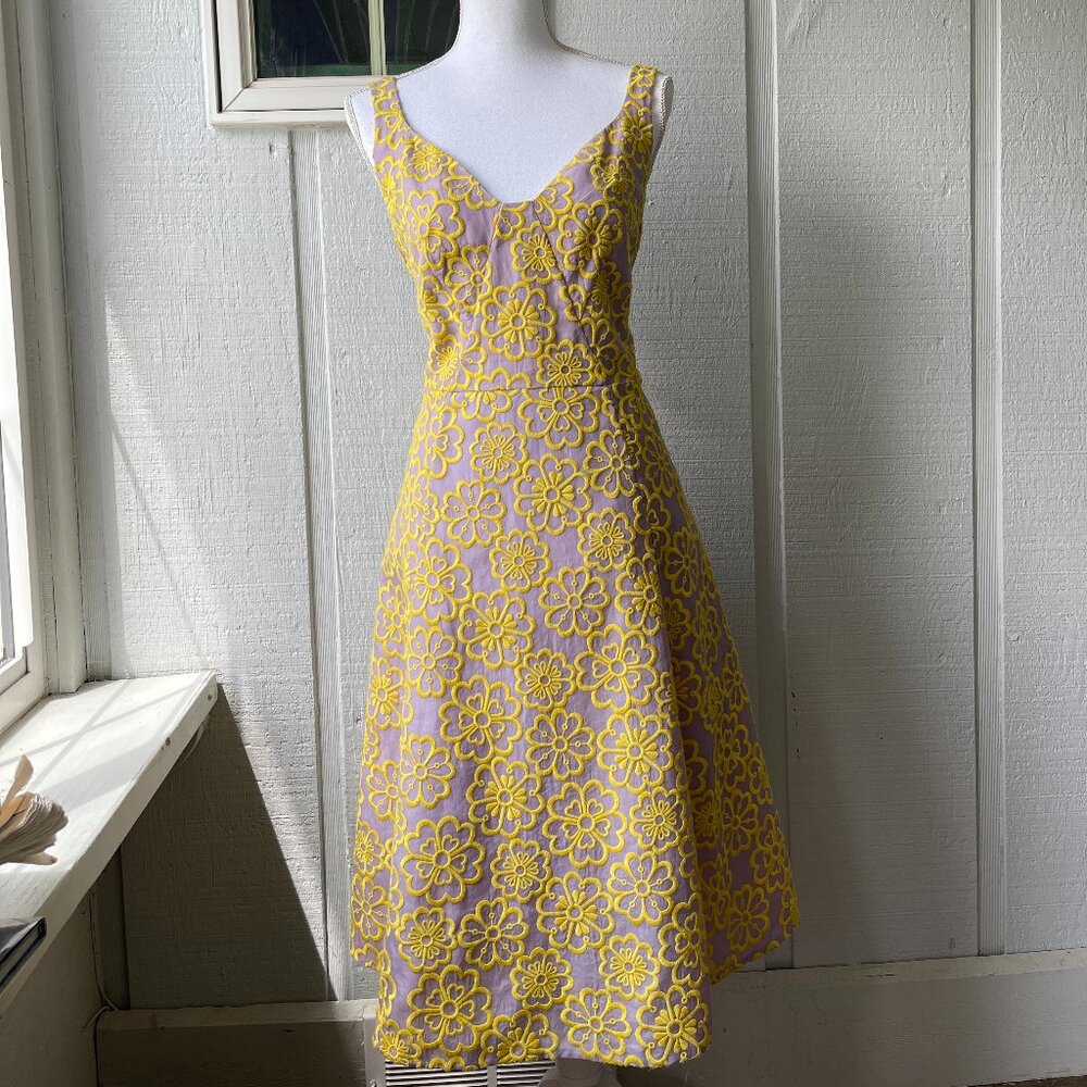 Kate Spade Floral Organza Dress, Size 14